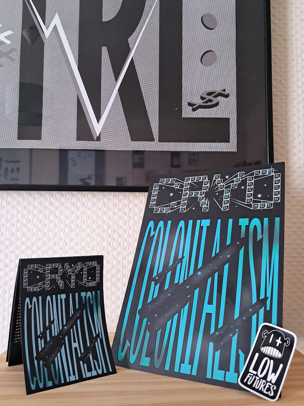 Cryocolonialism set with leaflet and sticker